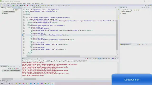 'Video thumbnail for Manage Page Navigation using in Java web project'