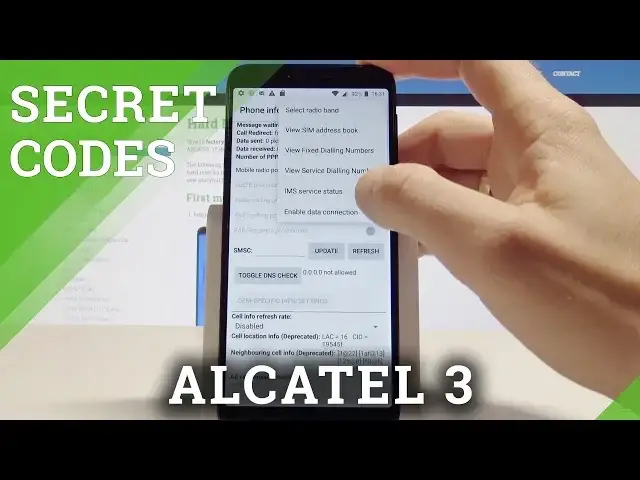 'Video thumbnail for Secret Codes ALCATEL 3 - Hidden Mode / Secret Info / Advanced Options'