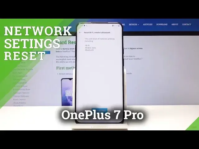 'Video thumbnail for How to Reset Network Settings in OnePlus 7 Pro - Wi-Fi & Bluetooth Settings'
