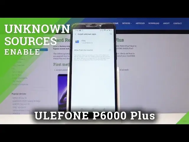 'Video thumbnail for How to Install Apps from Unknown Sources on ULEFONE P6000 Plus - Allow Installation'