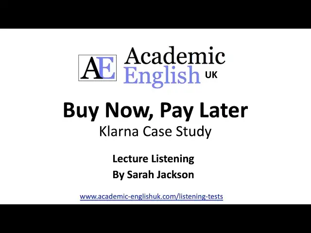 'Video thumbnail for Buy Now Pay Later Lecture EXAMPLE'