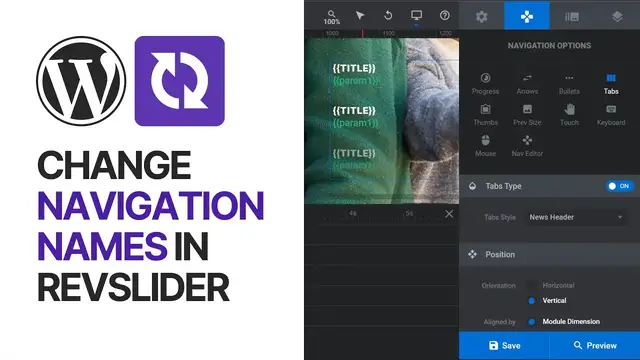 'Video thumbnail for How To Change Slider Navigation Title Text & Name In Revolution Slider WordPress Plugin_ Tutorial 🎥'