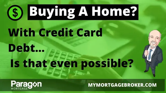 'Video thumbnail for Can You Get A Mortgage With Credit Card Debt?'