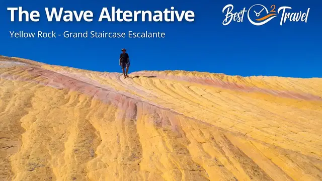 'Video thumbnail for Yellow Rock - The Wave Alternative in Escalante (GSENM) Utah'