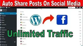'Video thumbnail for Auto Share Wordpress Posts to Social Media ऐसे बढ़ाओ Website का Traffic'