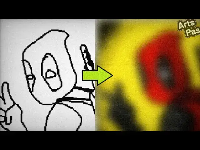 'Video thumbnail for Drawing Deadpool in Roblox | Arts Pas'