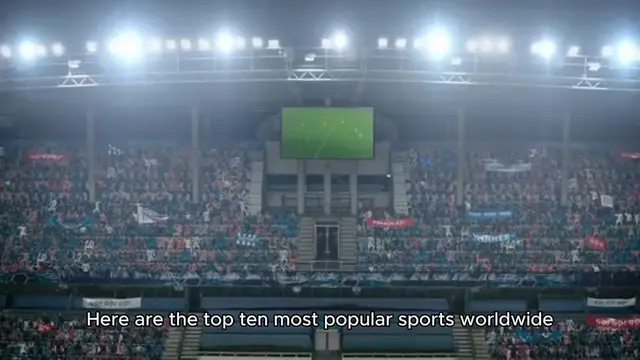 'Video thumbnail for Top 10 Most popular sports in the world'