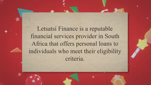 'Video thumbnail for Letsatsi Loans Online Application: How to Apply for a Loan from Letsatsi Finance'