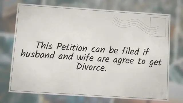 'Video thumbnail for Mutual Consent Divorce Petition format under Section 13B of Hindu Marriage Act, 1955. This Petition can be filed if husband and wife are agree to get Divorce.'