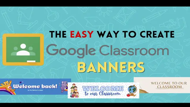 'Video thumbnail for The Easy Way To Create Google Classroom Headers'