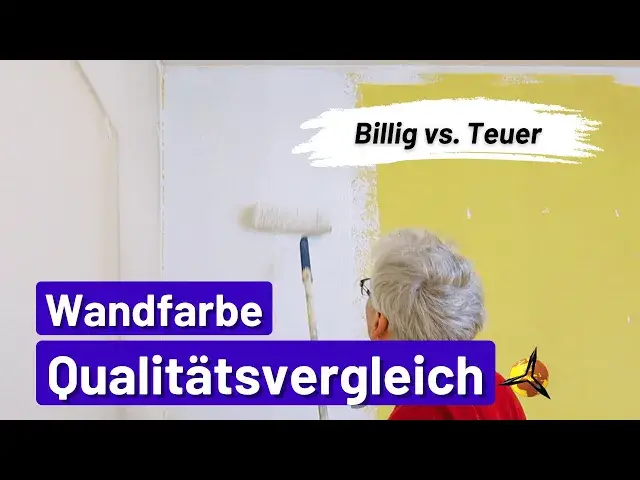 'Video thumbnail for Wandfarbe Qualitätsvergleich: Billig oder hohe Deckkraft?'