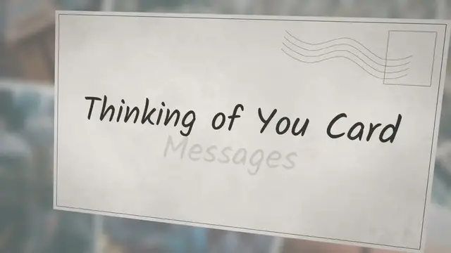 'Video thumbnail for Thinking of You Card Messages'