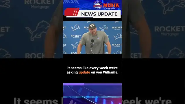 'Video thumbnail for Dan Campbell updates on Swift, Saint Brown and Jameson Williams'