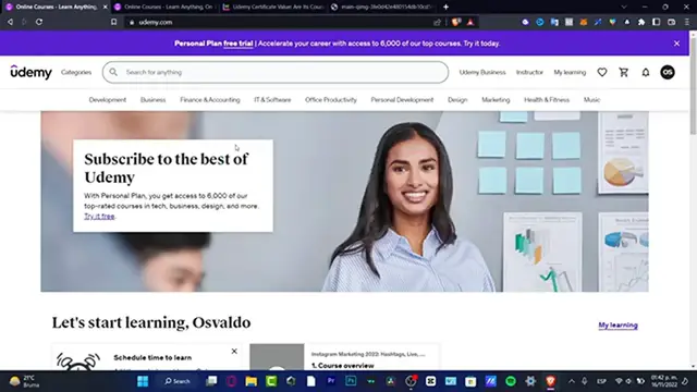 'Video thumbnail for Udemy 100% Free Certificate On Paid Courses (Step by Step) Get Udemy Online Certificate For Free'
