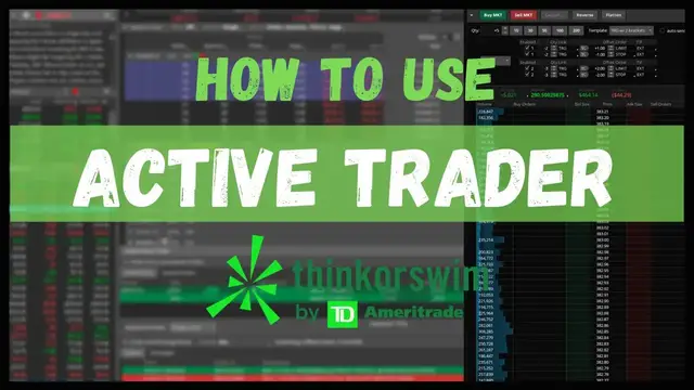 'Video thumbnail for Active Trader Tutorial for Beginners | ThinkorSwim (Best tool for day trading and scalping)'