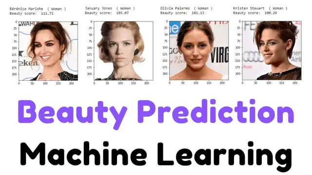 'Video thumbnail for Beauty Prediction model based on Face Proportions using XGB Regressor and Linear Regression'