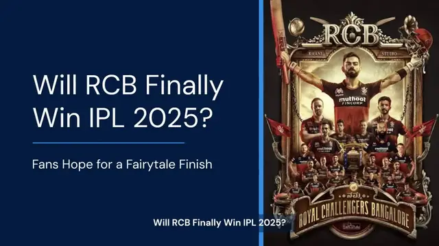 'Video thumbnail for Will RCB Finally Win IPL 2025? Fans Hope for a Fairytale Finish'