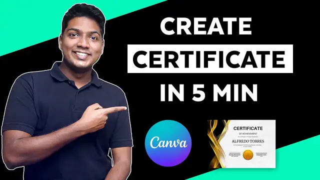 'Video thumbnail for How To Make A Certificate Design In Just 5 Mins'