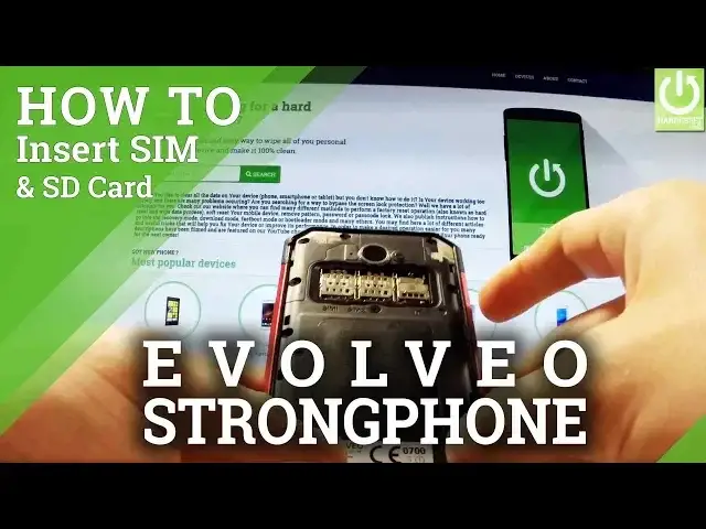 'Video thumbnail for EVOLVEO StrongPhone Q7 LTE INSERT SIM & MircroSD Card'