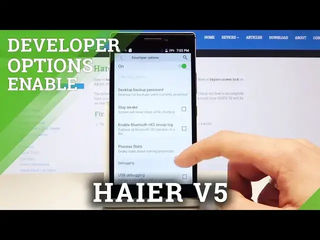 'Video thumbnail for How to Unlock Developer Options HAIER V5 - Unlock OEM / USB Debugging'