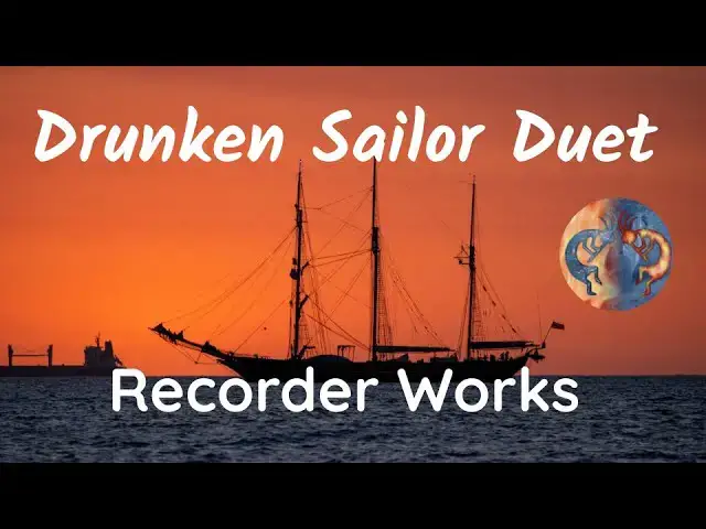 'Video thumbnail for Drunken Sailor with Harmony for Descant Recorder'