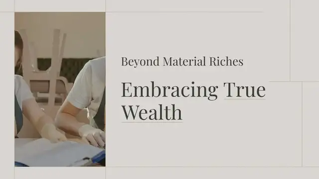 'Video thumbnail for Real Wealth Isn’t About Money'