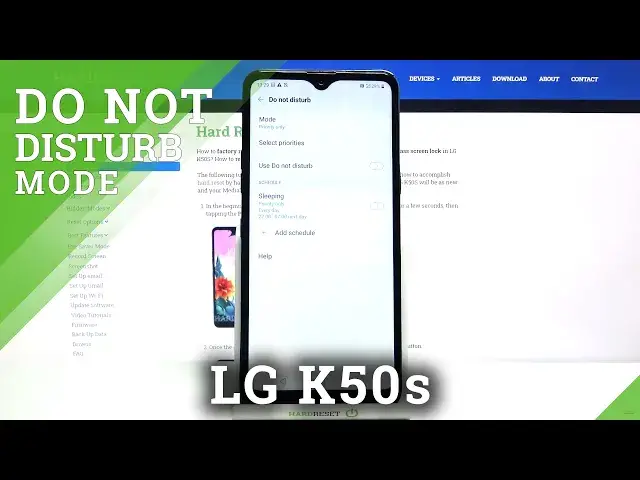 'Video thumbnail for How to Enter DND Mode in LG K50s – Do Not Disturb'
