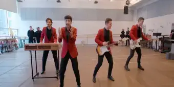 'Video thumbnail for Video: JERSEY BOYS Comes Home to New Jersey'