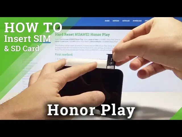 'Video thumbnail for How to Insert SIM and SD into Honor Play - Set Up Nano SIM & Micro SD'