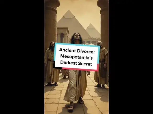 'Video thumbnail for Ancient Divorce: Mesopotamia’s Darkest Secret'