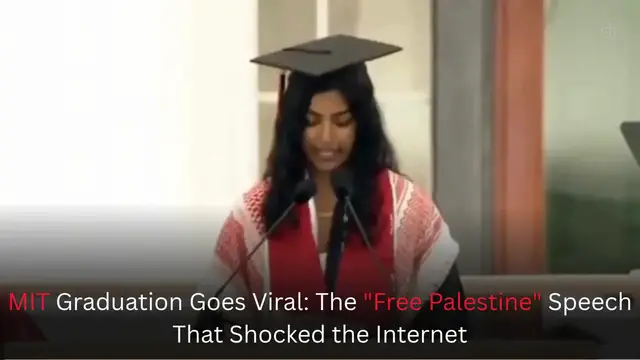 'Video thumbnail for MIT Graduation Goes Viral: The "Free Palestine" Speech That Shocked the Internet'
