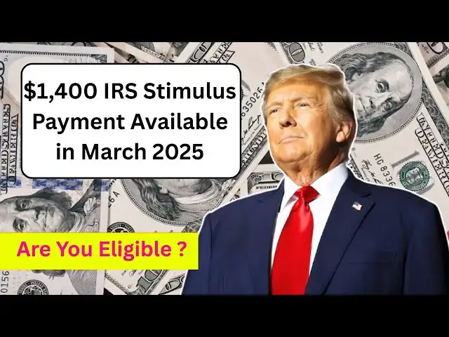 'Video thumbnail for Still Missing a Stimulus Check? You Can Claim Up to $1,400 Before April 2025!'