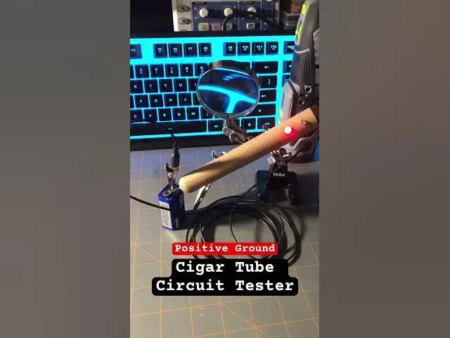 'Video thumbnail for Make your own Cigar Tube Circuit Tester'