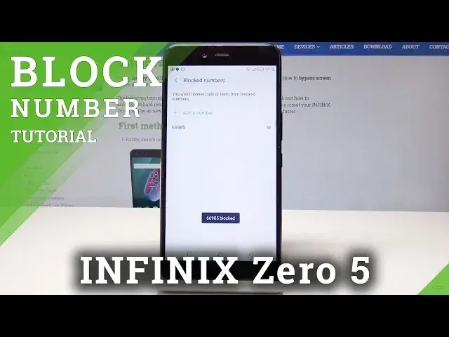 'Video thumbnail for How to Block Number on INFINIX Zero 5 -  Blacklisting Mobile Numbers'