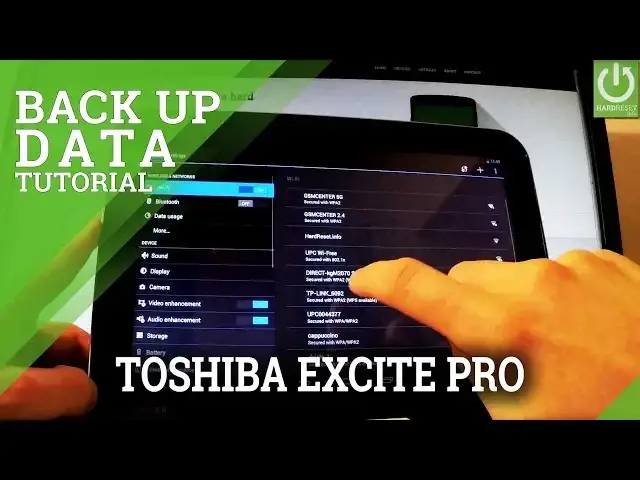 'Video thumbnail for How to Allow Google Backup in TOSHIBA Excite Pro 10.1 - Back Up Data'