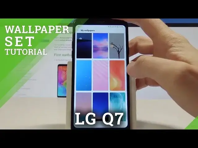 'Video thumbnail for How to Change Wallpaper on LG Q7 - Set Up Home Screen and Lock Screen Wallpaper'