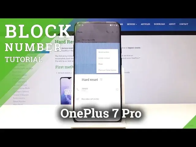 'Video thumbnail for How to Block Number in OnePlus 7 Pro - Create a Blacklist'