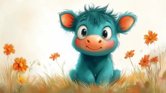 'Video thumbnail for Blue Betsy_ The Little Blue Cow _ Bedtime Stories for Kids _ A Heartwarming Story About Being Unique(720P_HD)'