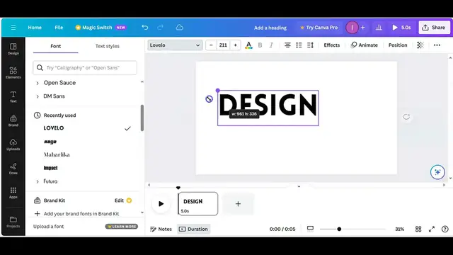 'Video thumbnail for How to Make Multicolor Text Effect in Canva - Colorful Typography (1)'
