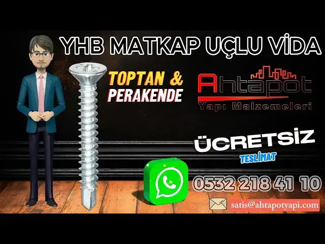 'Video thumbnail for Atlas YHB Matkap Uçlu Vida DIN 7504-P'
