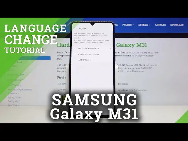 'Video thumbnail for How to Change Language in SAMSUNG Galaxy M31 – Find System Dictionary'