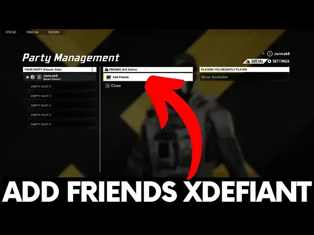 'Video thumbnail for How to Add Friends on XDefiant PC - Ubisoft Connect'