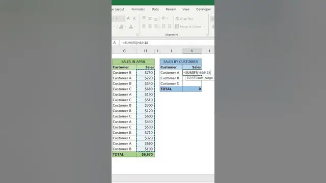 'Video thumbnail for Using SUMIFS Function in Excel'