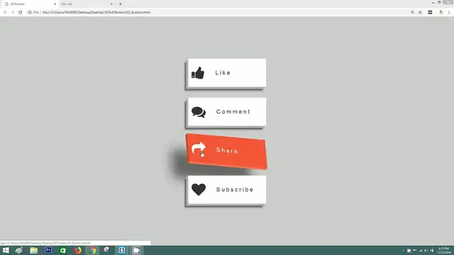 'Video thumbnail for How To Create 3D Style Buttons Using HTML And CSS _ Website Design Tutorial'