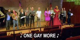 'Video thumbnail for Video: Watch 'One Gay More' From Kennedy Center Pride Protest Concert'