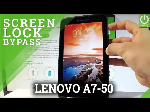 'Video thumbnail for Hard Reset LENOVO A7-50 A3500-F - Bypass Screen Lock / Restore LENOVO Tab'