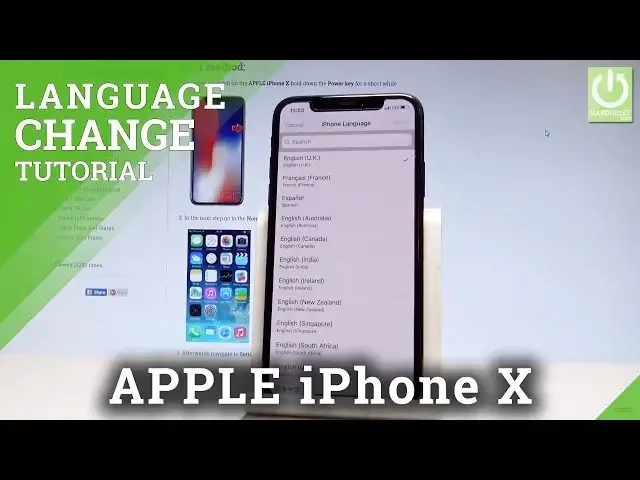'Video thumbnail for APPLE iPhone X CHANGE LANGUAGE / Language Settings in iOS'