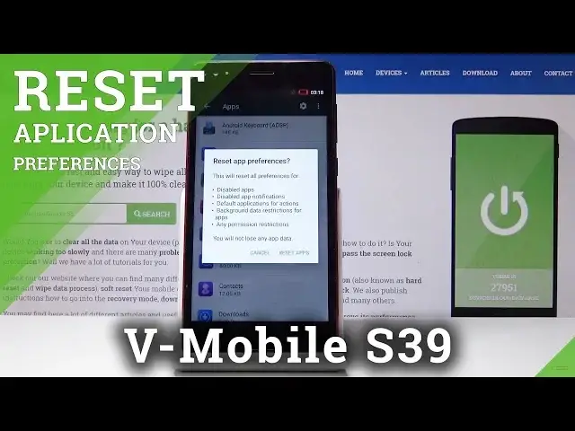 'Video thumbnail for V-MOBILE S39 RESET APP PREFERENCES'