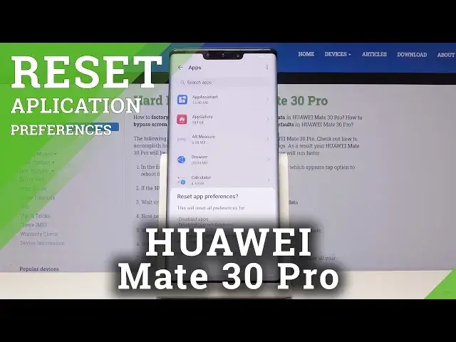 'Video thumbnail for How to Reset App Preferences in HUAWEI Mate 30 Pro - Restore Apps'