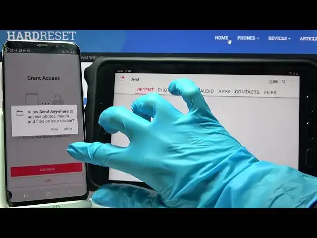 'Video thumbnail for How to Transfer Files From SAMSUNG Device to SAMSUNG Galaxy Tab Active2 - Use Send Anywhere App'